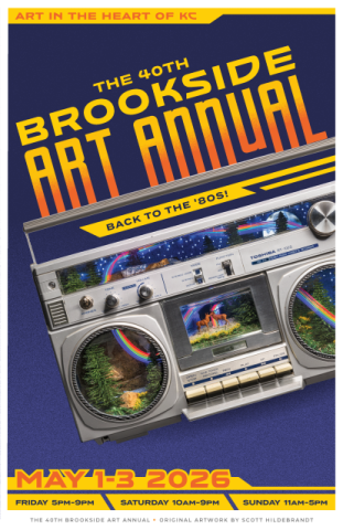 40th Brookside Art Annual May 1-3, 2026